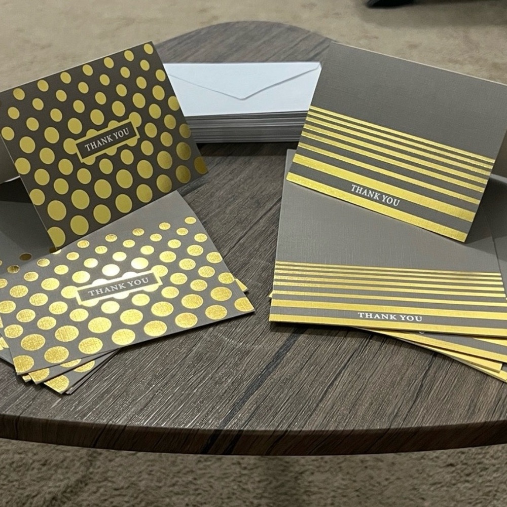🆕 HALLMARK • 2-Design Thank You Cards